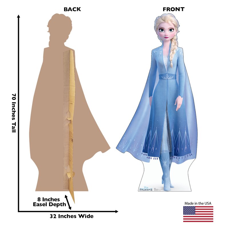 Advanced Graphics Elsa Disneys Frozen Ii Cardboard Standup Wayfair 